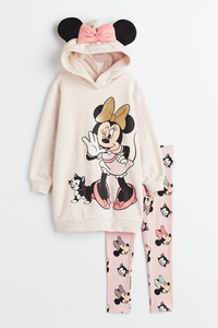 Conjunto Minnie Sueter con capucha y leggins - 116579