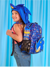 Cargar imagen en el visor de la galería, Morral Sonic Smiggle con capucha 36cm - 77024
