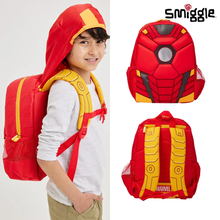 Cargar imagen en el visor de la galería, Morral Iron Man Smiggle con Capucha 36cm - 117382
