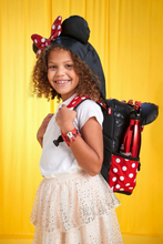 Cargar imagen en el visor de la galería, Morral Minnie Smiggle con capucha 36cm Negro - 77050
