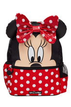 Cargar imagen en el visor de la galería, Morral Minnie Smiggle con capucha 36cm Negro - 77050
