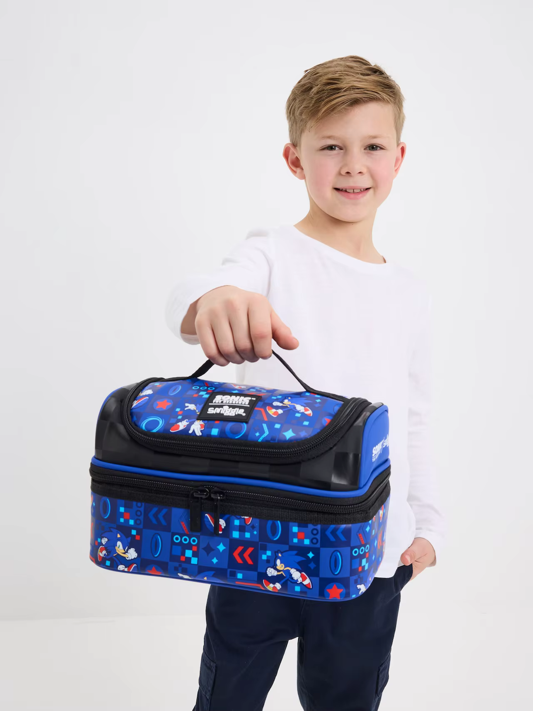 Lonchera Sonic Smiggle doble cierre - 116386