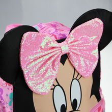 Cargar imagen en el visor de la galería, Morral Minnie Rosada Smiggle con capucha  36cm - 77050
