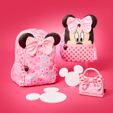Cargar imagen en el visor de la galería, Morral Minnie Rosada Smiggle con capucha  36cm - 77050
