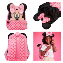 Cargar imagen en el visor de la galería, Morral Minnie Rosada Smiggle con capucha  36cm - 77050
