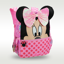 Cargar imagen en el visor de la galería, Morral Minnie Rosada Smiggle con capucha  36cm - 77050
