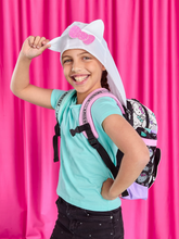 Cargar imagen en el visor de la galería, Morral Hello Kitty Smiggle con capucha  36cm - 117407
