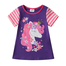 Cargar imagen en el visor de la galería, Franela Vikita Unicornio Morada - 116830
