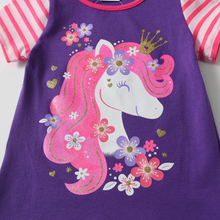 Cargar imagen en el visor de la galería, Franela Vikita Unicornio Morada - 116830
