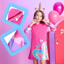 Cargar imagen en el visor de la galería, Vestido Vikita Mariposa  Con Capucha  Manga Larga - 116834
