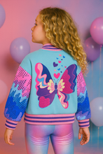 Cargar imagen en el visor de la galería, Chaqueta Vikita Mariposa Azul - 116836
