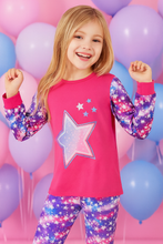 Cargar imagen en el visor de la galería, Pijama Vikita Estrella Fucsia y Morado - 116837
