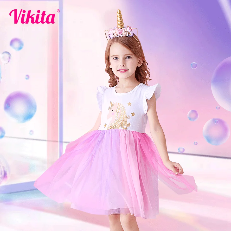 Vestido Vikita Blanco Unicornio- 116840