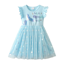 Cargar imagen en el visor de la galería, Vestido Vikita Sirena Azul- 116841
