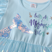 Cargar imagen en el visor de la galería, Vestido Vikita Sirena Azul- 116841
