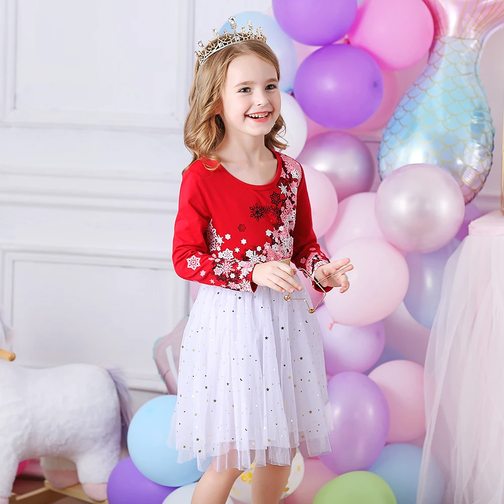 Vestido Vikita Top Rojo Copos  - 116845