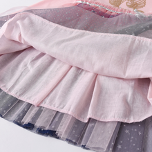 Cargar imagen en el visor de la galería, Vestido Vikita Rosado Unicornio Dorado - 116847
