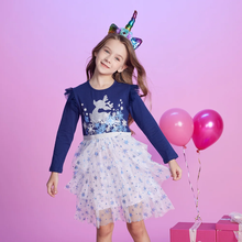 Cargar imagen en el visor de la galería, Vestido Vikita Reno Azul estrellas - 116850
