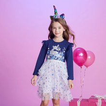 Cargar imagen en el visor de la galería, Vestido Vikita Reno Azul estrellas - 116850
