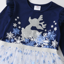 Cargar imagen en el visor de la galería, Vestido Vikita Reno Azul estrellas - 116850

