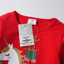Cargar imagen en el visor de la galería, Franela Vikita Navidad Manga Larga - 116831
