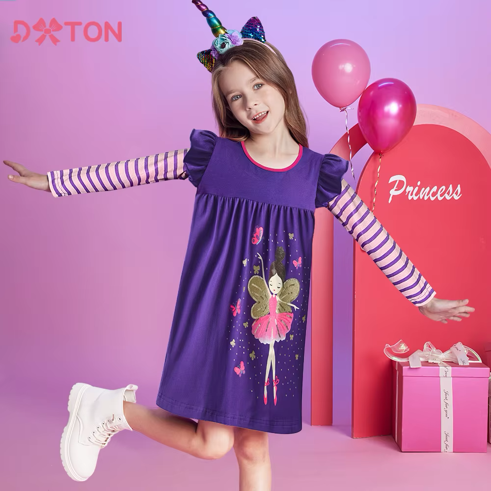 Vestido Vikita Manga Larga Hada Morado - 116832