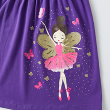 Cargar imagen en el visor de la galería, Vestido Vikita Manga Larga Hada Morado - 116832
