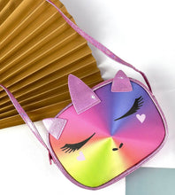 Cargar imagen en el visor de la galería, Cartera Gato y Unicornio multicolor - 115055
