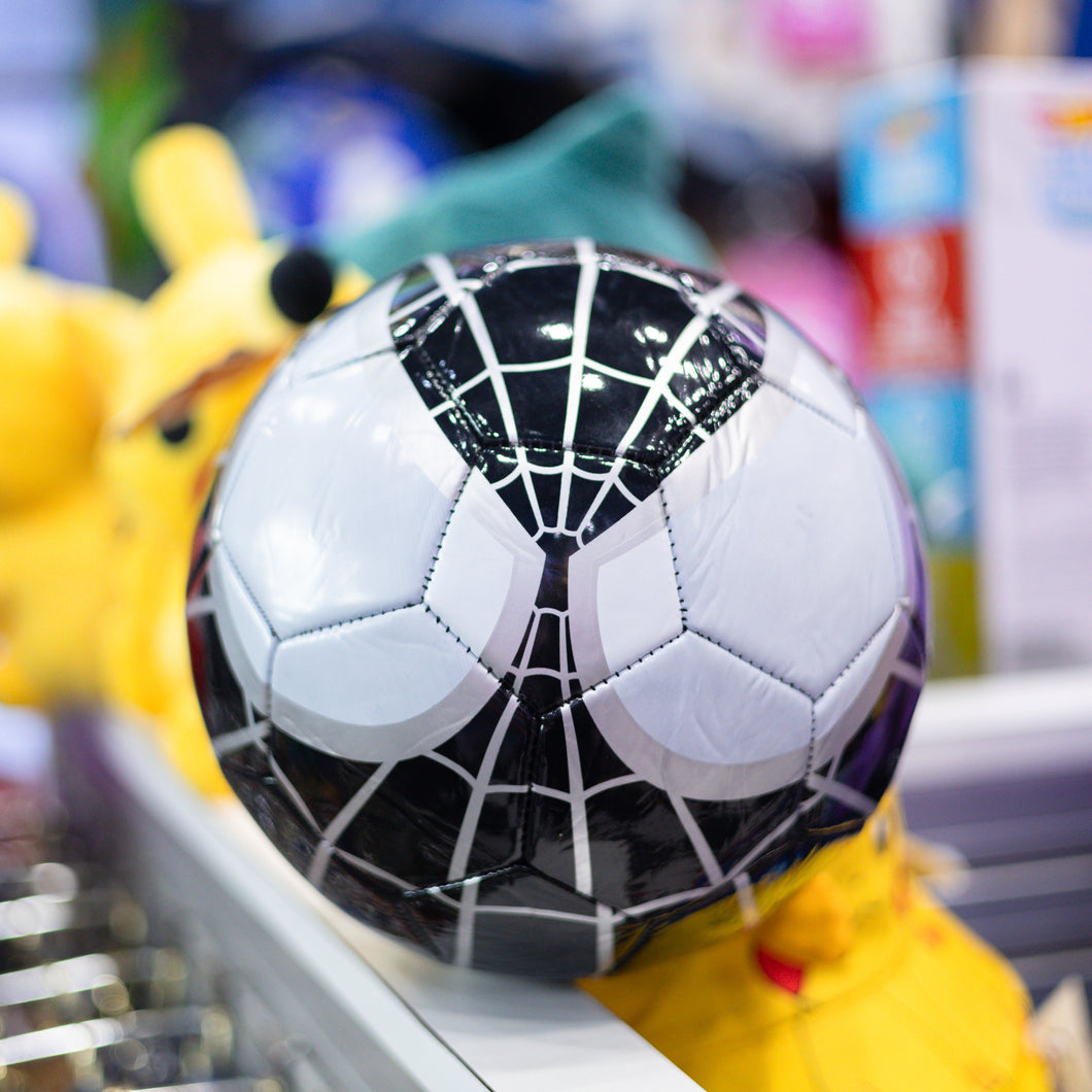 Balon Futbol Spiderman Negra #5 -115221